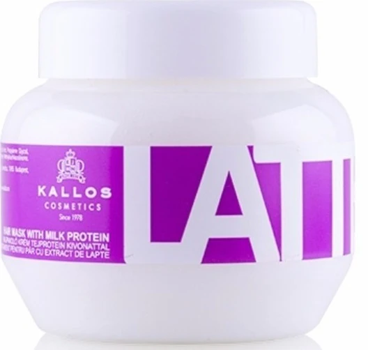 Kallos Cosmetics Latte Hair Mask plaukų kaukė, 800 ml