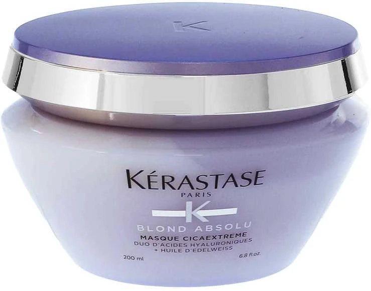 Kérastase Blond Absolu Cicaextreme drėkinati ir atsatanti kaukė šviesiems plaukams, 200 ml