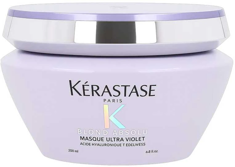 Kaukė su violetiniu pigmentu Kerastase Blond Absulu Masque Ultra-Violet 200ml