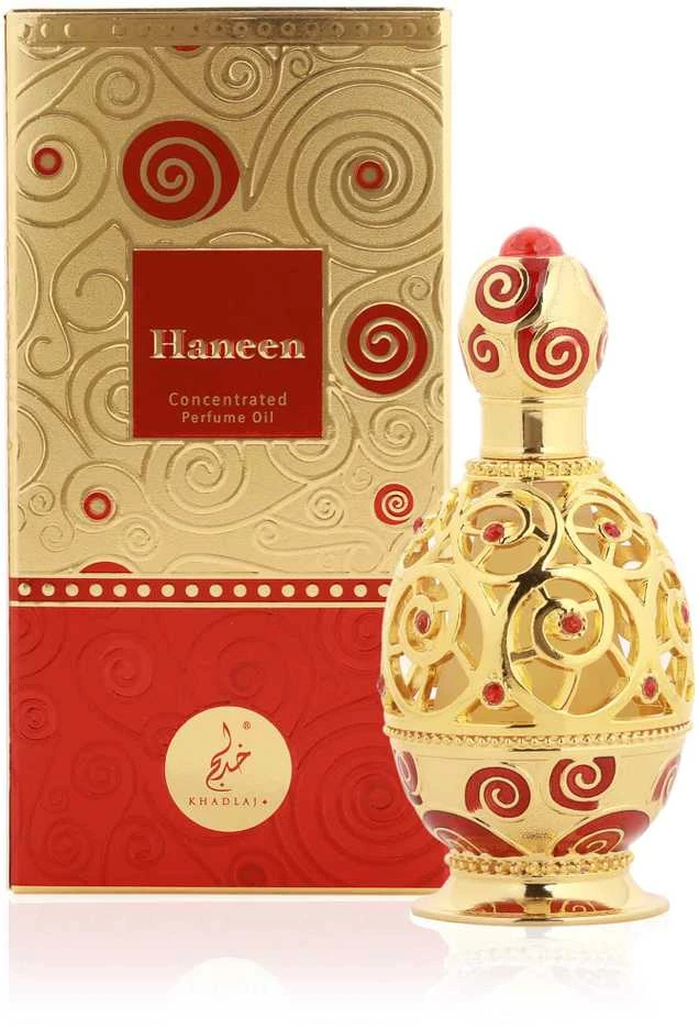 Khadlaj Haneen Gold CPO aliejiniai kvepalai unisex, 20 ml