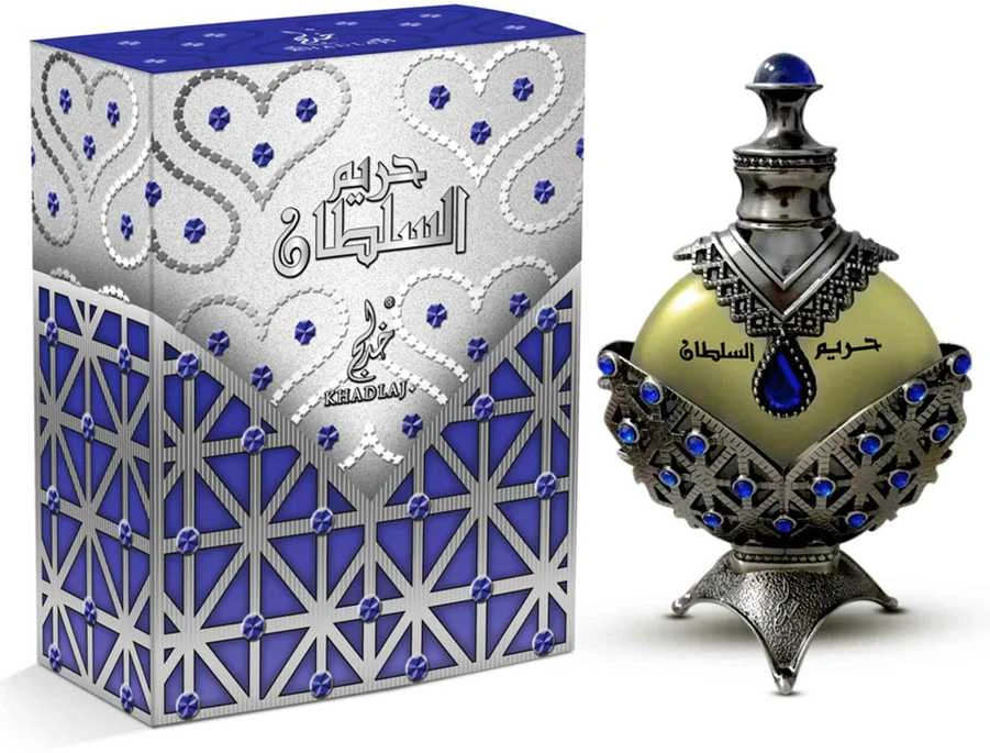 Khadlaj Hareem Al Sultan Antique Mėlyna CPO aliejiniai kvepalai unisex, 35 ml