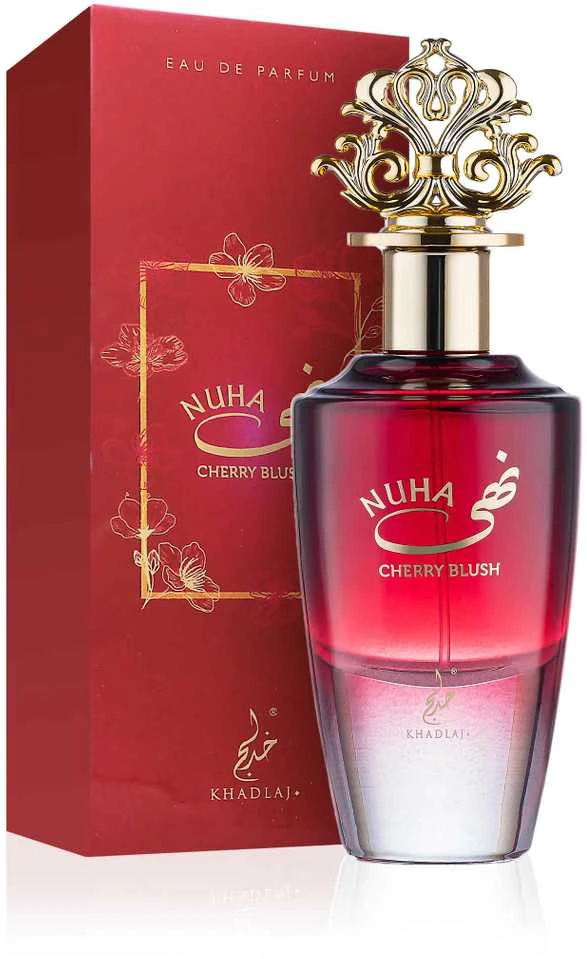 Khadlaj Nuha Cherry Blush EDP parfumuotas vanduo vyrams, 85 ml