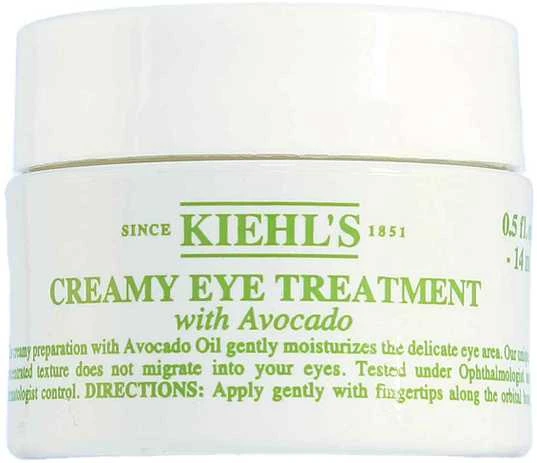 Kiehl´s Kiehl's Creamy Eye Treatment With Avocado maitinantis paakių kremas su avokadu, 14 ml