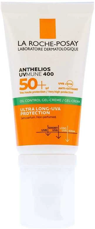 La Roche Posay Anthelios XL Anti-Shine Non-Perfumed Dry Touch Gel-Kreminis SPF 50+ apsauginis gelinis kremas jautriai veido odai, 50 ml