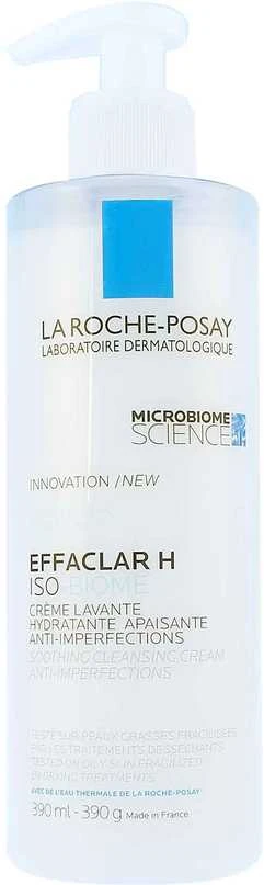 LA ROCHE-POSAY kūno prausimosi kremas EFFACLAR H ISO BIOME, 390 ml