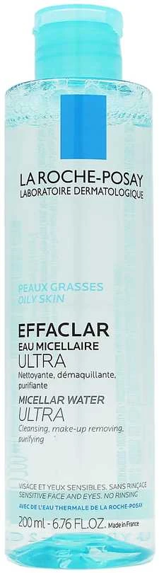 La Roche-Posay Effaclar Purifying Micellar Vanduo For Oily Skin micelinis vanduo jautriai ir riebiai odai, 200 ml