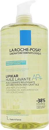 La Roche-Posay Lipikar AP+ Cleansing Oil valomasis veido ir kūno aliejus, 1000 ml