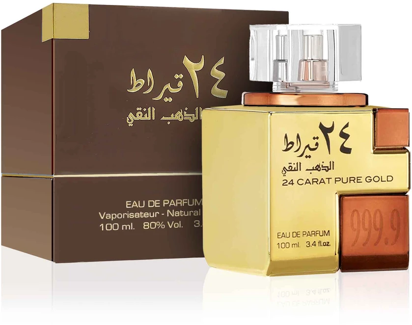 Lattafa 24 Carat Pure Gold EDP parfumuotas vanduo, 100 ml