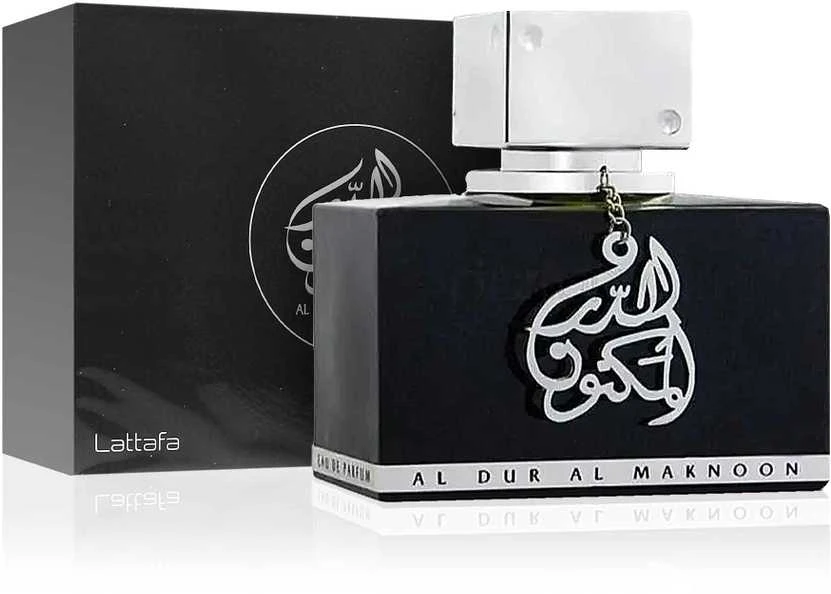 Lattafa Al Dur Al Maknoon Sidabrinis EDP parfumuotas vanduo unisex, 100 ml