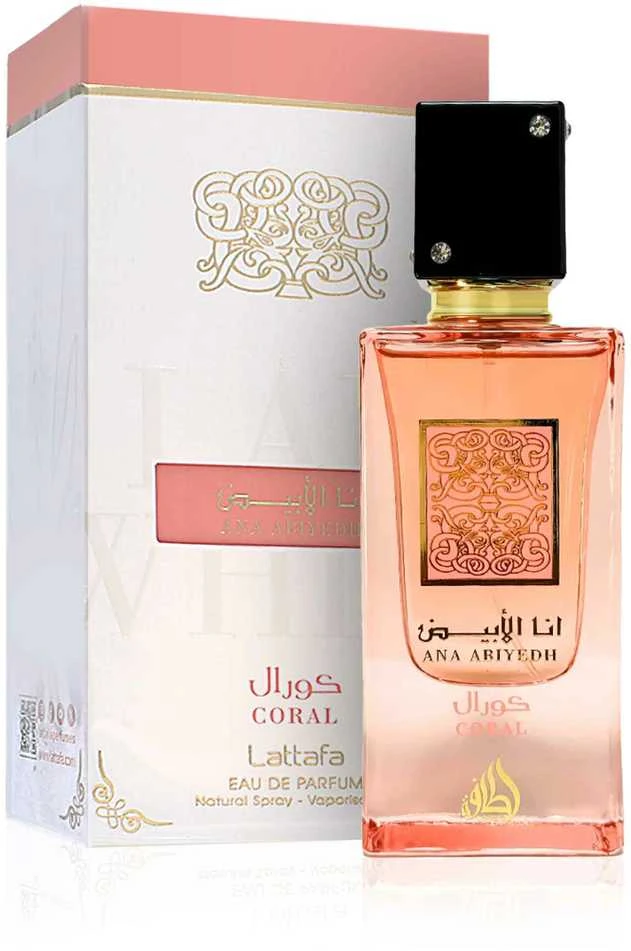 Lattafa Ana Abiyedh Coral EDP parfumuotas vanduo unisex, 60 ml