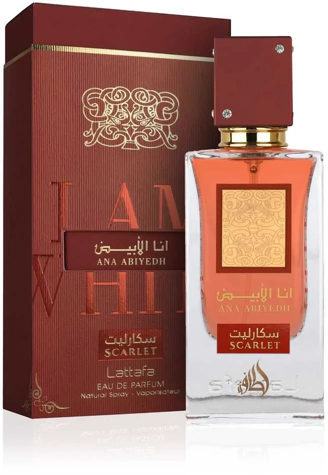 Lattafa Ana Abiyedh Scarlet EDP parfumuotas vanduo unisex, 60 ml