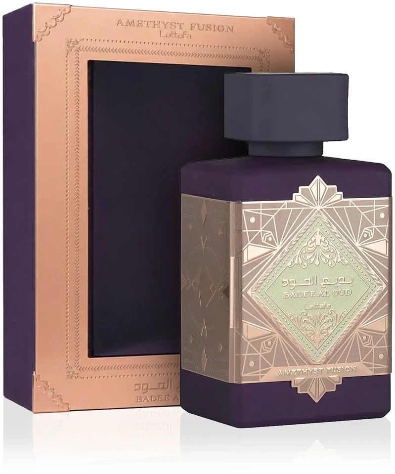 Lattafa Bade'e Al Oud Amethyst Fusion EDP parfumuotas vanduo unisex, 100 ml