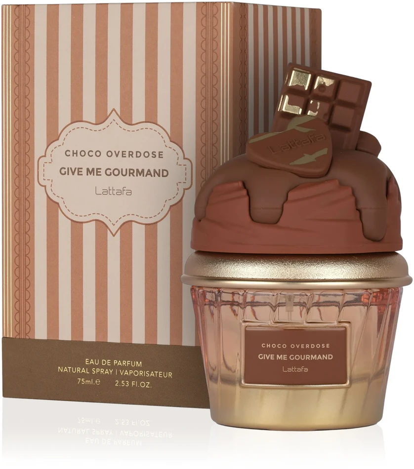 Lattafa Choco Overdose Give Me Gourmand EDP parfumuotas vanduo moterims, 75 ml