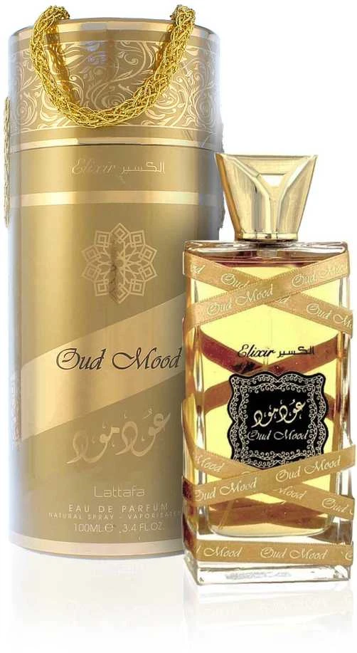 Unisex kvepalai Lattafa Oud Mood Gold Elixir EDP, 100 ml