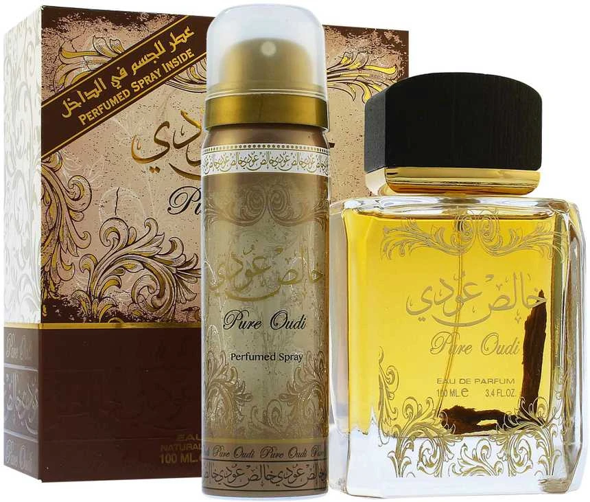Unisex kvepalai Lattafa Pure Oudi EDP, 100 ml