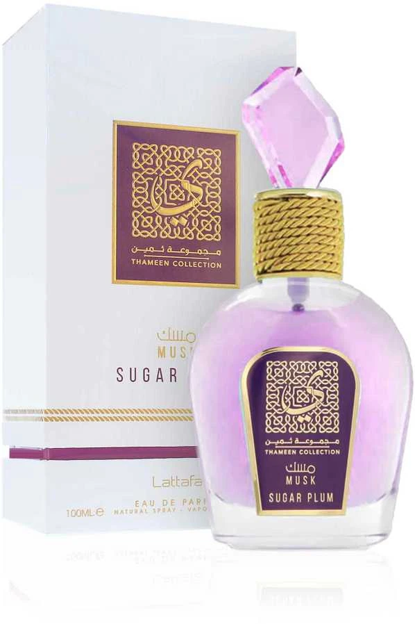 Lattafa Thameen Collection Sugar Plum EDP parfumuotas vanduo moterims, 100 ml