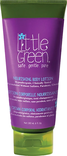 Little Green Little Žalias Little Žalias Kids maitininantis Losjonas kūnui kūno losjonas vaikams, 180 ml