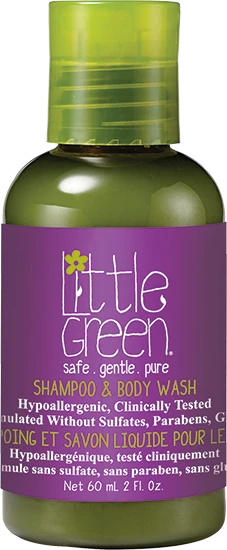 Little Green Little Žalias Little Žalias Kids Šampūnas & Kūno prausiklis plaukų šampūnas ir kūno prausiklis vaikams, 60 ml