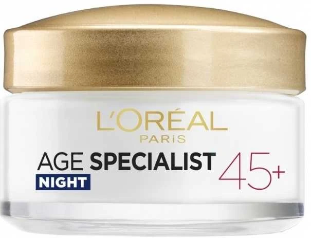 L'Oréal Paris Age Specialist 45+ Night Skin Kreminis moterims, 50 ml