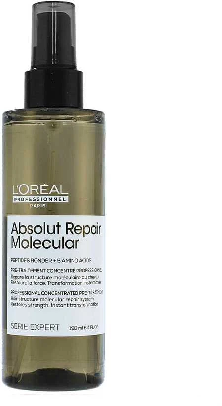 Priemonė labai pažeistiems plaukams L'oreal Professionnel Absolut Repair Molecular Concentrated Pre-Treatment 190ml
