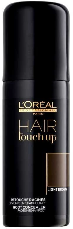 Purškiami dažai, ataugusioms plaukų šaknims maskuoti  L'oreal Professionnel Hair Touch Up, Šviesiai ruda spalva, 75 ml