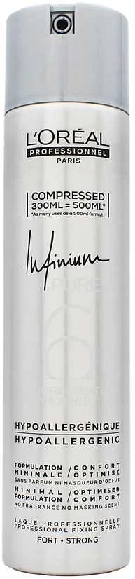 L'Oreal Professionnel Infinium Plaukų lakas stiprios fiksacijos plaukams, 300 ml