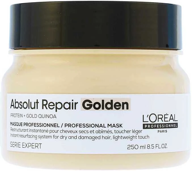 Auksinė plaukus atkurianti kaukė L'oreal Professionnel Absolut Repair Golden Mask 250ml