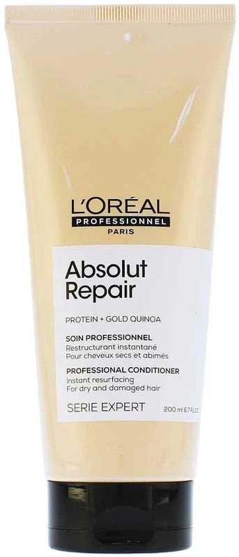 L'Oreal Professionnel Serie Expert Absolut Repair Protein + Gold Quinoa plaukų kondicionierius akimirksniu atkuriantis, 200 ml