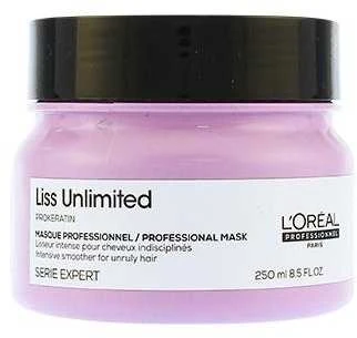 L'Oreal Professionnel Serie Expert Liss Unlimited plaukų kaukė „Kreminis“ glotninimui, 250 ml
