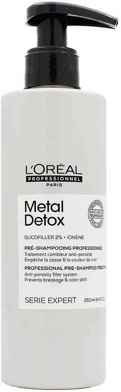 L'Oréal Professionnel Metal Detox Anti-Porosity Filler Pre-shampoo Užpildanti ir nuo porėtumo apsauganti priemonė, 250 ml