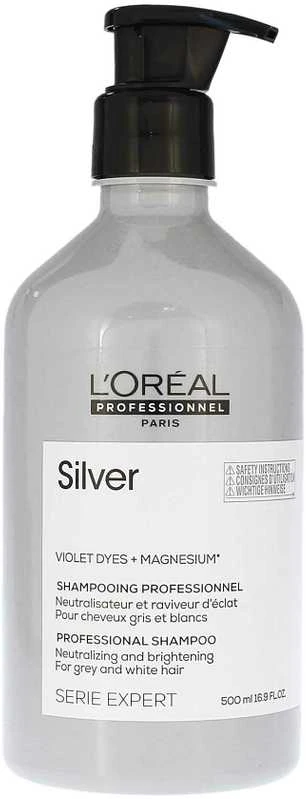 Atspalvį koreguojantis šampūnas L‘oreal Professionnel Sidabrinis Šampūnas 500ml