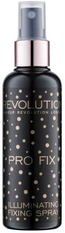 Makeup revolution "Revolution Make Up Glow Fix Illuminating Fixing Purškiklis" makiažo fiksatorius suteikiantis švytėjimo 100ml