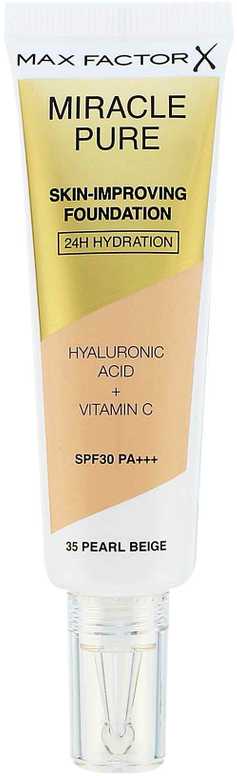 Max Factor Miracle Pure Skin-Improving Foundation Makeup moterims, 30 ml