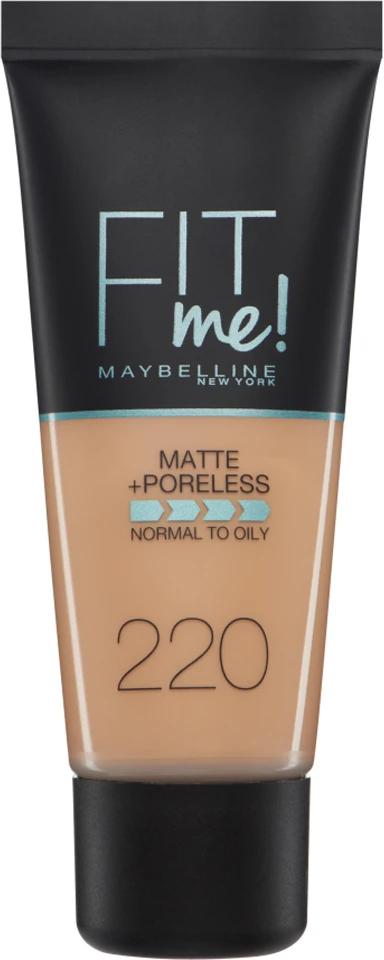 Makiažo pagrindas Maybelline Fit Me Matte+Poreless (220 Natural Beige) 30ml
