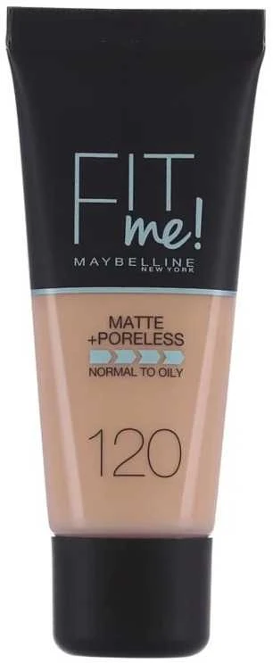 Makiažo pagrindas Maybelline Fit Me Matte+Poreless (120 Classic Ivory) 30ml