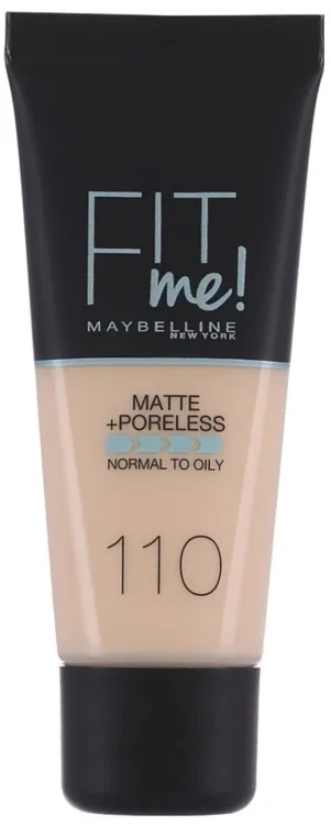 Makiažo pagrindas Maybelline Fit Me Matte+Poreless (110 Porcelain) 30ml