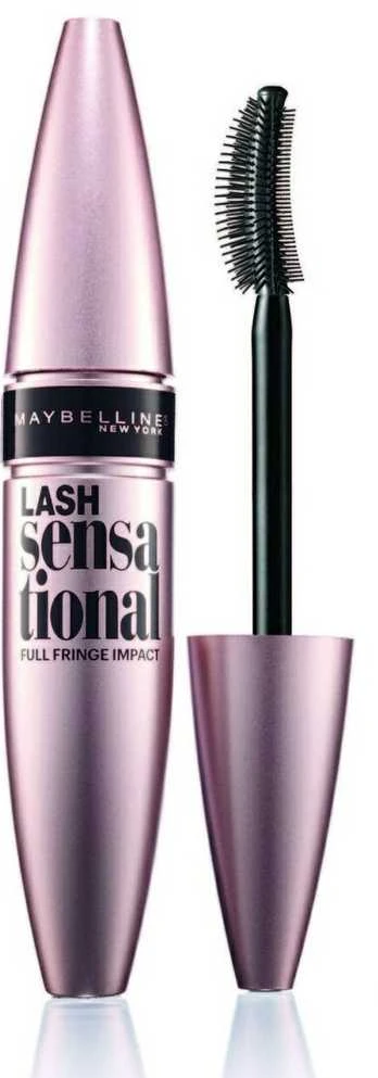Maybelline Lash Sensational blakstienų tušas su elastomeriniu dvipusiu lenktu šepetėliu