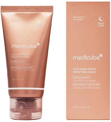 Medicube Collagen Overnight Wrapping Peel Off Facial Mask - Elasticity veido kaukė