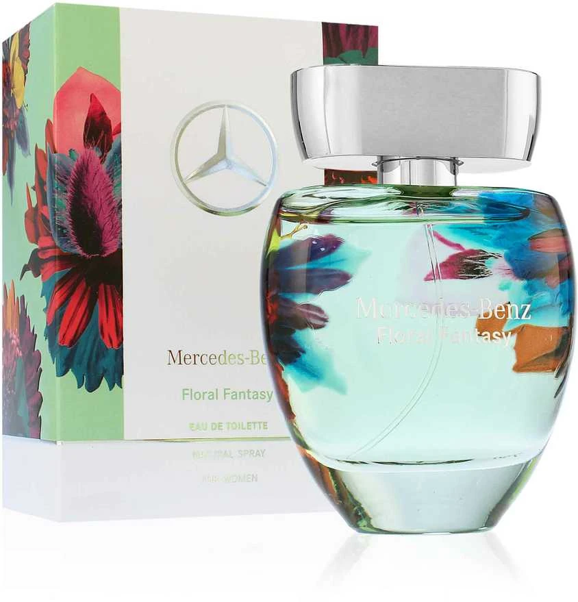 MERCEDES-BENZ FLORAL FANTASY tualetinis moterų vanduo, 90 ml