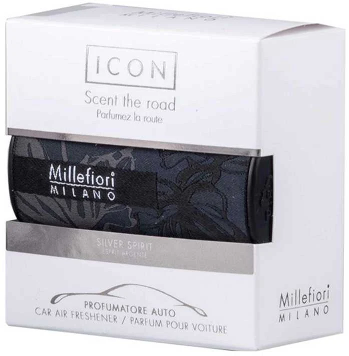 Millefiori Icon Silver Spirit automobilinis kvapas pakuotėje