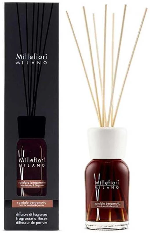Millefiori Milano Aromatinis difuzorius Natura l Sandalmedis ir bergamotė 100 ml