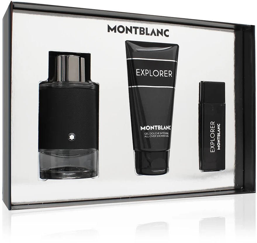 Mont Blanc Montblanc Explorer Eau De Parfum Purškiklis, 100 ml Set 3 Pieces