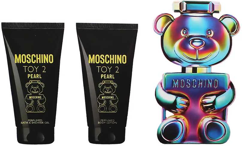 Unisex dovanų rinkinys Moschino Toy 2 Pearl, EDP 50 ml + kūno losjonas 50 ml + dušo želė 50 ml