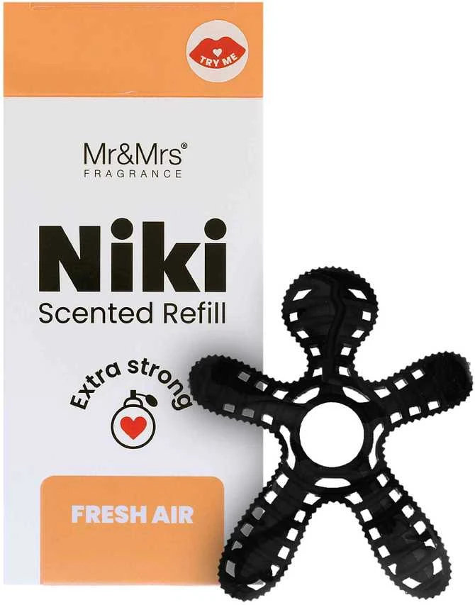 Mr&Mrs Fragrance Niki papildymas su juoda žvaigždės formos kapsule