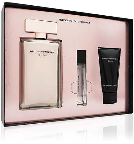 Narciso Rodriguez For Her Eau De Perfume Purškiklis, 100 ml Set 3 Pieces
