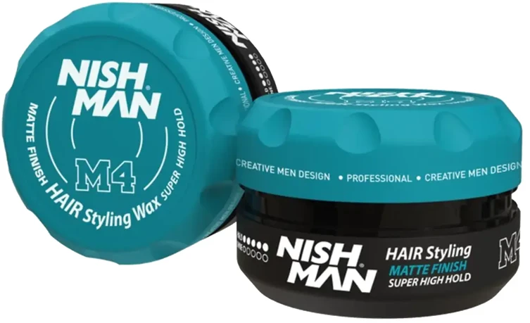 NISHMAN Matte Finish Super High Hold Wax M4, 132 g