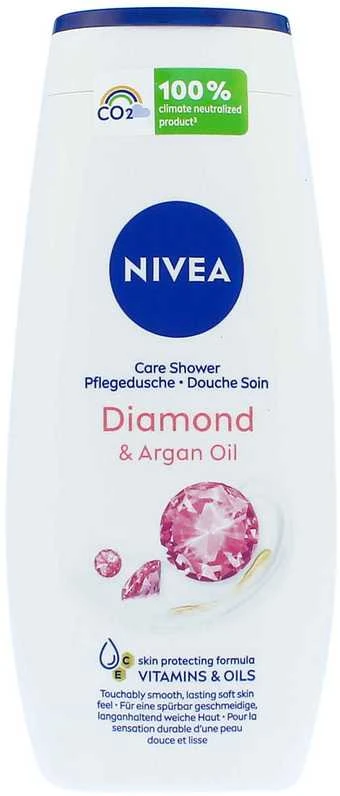 Nivea Care & Diamond Shower Kreminis dušo kremas, 250 ml