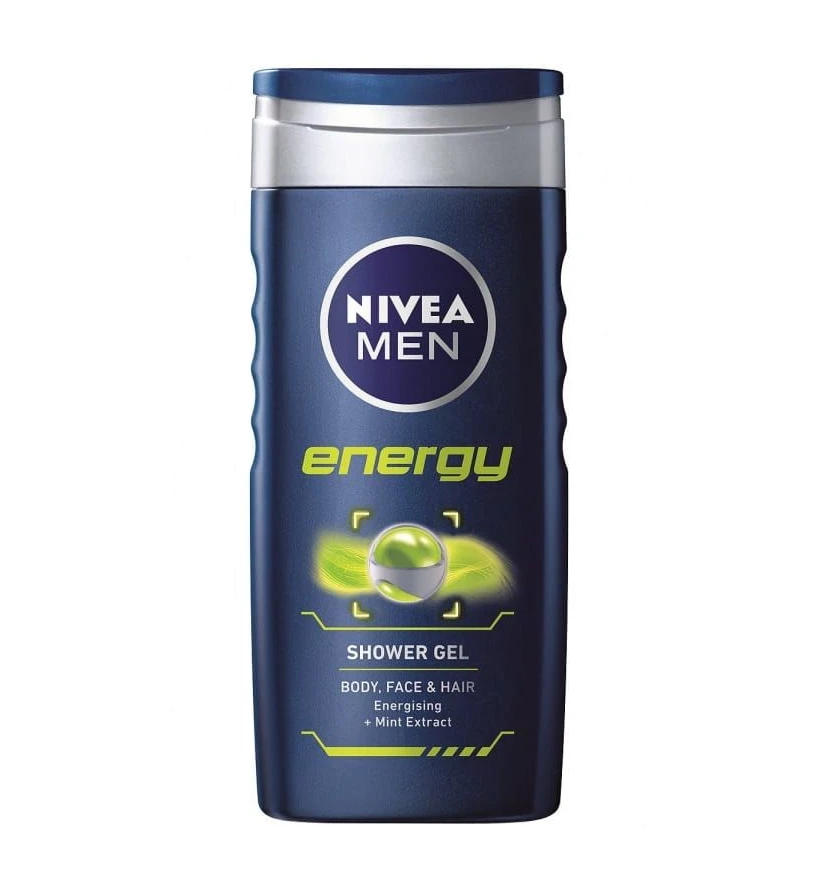 Nivea Men Energy Dušo želė vyrams, 250 ml