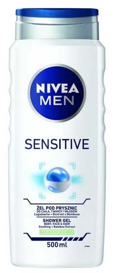 NIVEA MEN 3in1 Sensitive dušo želė 500 ml