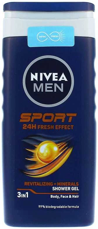 Nivea Men Sport Dušo želė vyrams, 250 ml
